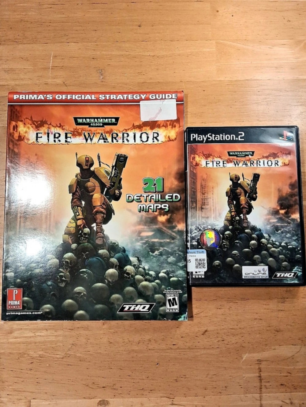 THQ Warhammer 40,000: Fire Warrior (PlayStation 2) Game CIB W Manual & Guide
